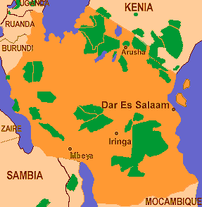 Schutzgebiete in Tansania